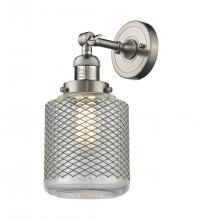 Innovations Lighting 203-SN-G262 - Stanton - 1 Light - 6 inch - Brushed Satin Nickel - Adjustable Sconce