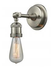 Innovations Lighting 203BP-NH-SN - Bare Bulb 1 Light Sconce