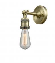 Innovations Lighting 203-AB - Bare Bulb - 1 Light - 5 inch - Antique Brass - Adjustable Sconce