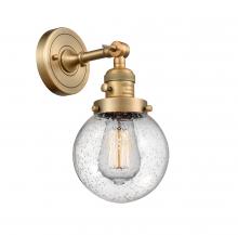 Innovations Lighting 203SW-BB-G204-6-LED - Beacon - 1 Light - 6 inch - Brushed Brass - Adjustable Sconce