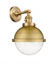 Innovations Lighting 203SW-BB-HFS-84-BB - Hampden - 1 Light - 9 inch - Brushed Brass - Adjustable Sconce