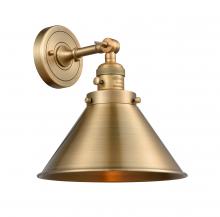 Innovations Lighting 203SW-BB-M10-BB-LED - Briarcliff - 1 Light - 10 inch - Brushed Brass - Adjustable Sconce