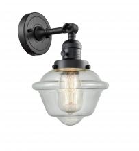 Innovations Lighting 203SW-BK-G534-LED - Oxford - 1 Light - 8 inch - Matte Black - Adjustable Sconce