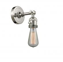 Innovations Lighting 203SWNH-PN - Bare Bulb Sconce With Switch