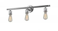 Innovations Lighting 204-PC - Bare Bulb 3 Light Bath Vanity Light