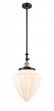 Innovations Lighting 206-BAB-G661-12 - Bullet - 1 Light - 12 inch - Black Antique Brass - Stem Hung - Adjustable Mini Pendant