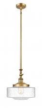 Innovations Lighting 206-BB-G694-12 - Bridgeton - 1 Light - 12 inch - Brushed Brass - Stem Hung - Adjustable Mini Pendant