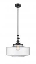 Innovations Lighting 206-BK-G692-16 - Bridgeton - 1 Light - 16 inch - Matte Black - Stem Hung - Adjustable Mini Pendant