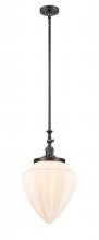 Innovations Lighting 206-OB-G661-12 - Bullet - 1 Light - 12 inch - Oil Rubbed Bronze - Stem Hung - Adjustable Mini Pendant