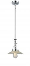 Innovations Lighting 206-PC-G2 - Halophane - 1 Light - 9 inch - Polished Chrome - Stem Hung - Adjustable Mini Pendant