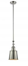 Innovations Lighting 206-PN-M9 - Addison - 1 Light - 5 inch - Polished Nickel - Stem Hung - Adjustable Mini Pendant