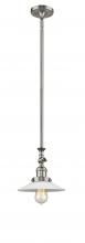 Innovations Lighting 206-SN-G1 - Halophane - 1 Light - 9 inch - Brushed Satin Nickel - Stem Hung - Adjustable Mini Pendant