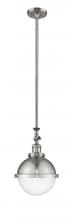 Innovations Lighting 206-SN-HFS-84-SN - Hampden - 1 Light - 9 inch - Brushed Satin Nickel - Stem Hung - Adjustable Mini Pendant