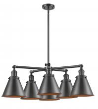 Innovations Lighting 207-6CR-OB-M13-OB-LED - Appalachian 6 Light Chandelier