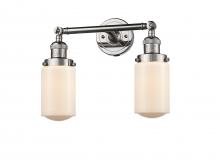 Innovations Lighting 208-PN-G311 - Dover - 2 Light - 14 inch - Polished Nickel - Adjustable Bath Vanity Light