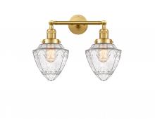 Innovations Lighting 208-SG-G664-7 - Bullet - 2 Light - 18 inch - Satin Gold - Adjustable Bath Vanity Light
