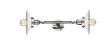 Innovations Lighting 208L-PN-G1 - Halophane - 2 Light - 9 inch - Polished Nickel - Adjustable Bath Vanity Light