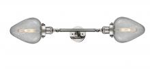 Innovations Lighting 208L-PN-G165 - Geneseo - 2 Light - 7 inch - Polished Nickel - Adjustable Bath Vanity Light