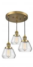 Innovations Lighting 211/3-BB-G172 - Fulton 3 Light Multi-Pendant