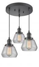 Innovations Lighting 211/3-OB-G172 - Fulton 3 Light Multi-Pendant