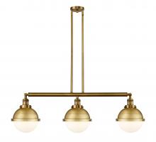 Innovations Lighting 213-BB-HFS-81-BB - Hampden - 3 Light - 42 inch - Brushed Brass - Stem Hung - Adjustable Island Light