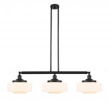 Innovations Lighting 213-BK-G691-12 - Bridgeton - 3 Light - 44 inch - Matte Black - Stem Hung - Adjustable Island Light