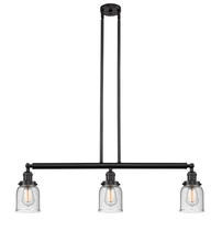 Innovations Lighting 213-OB-G54-LED - Bell - 3 Light - 38 inch - Oil Rubbed Bronze - Stem Hung - Adjustable Island Light