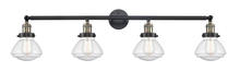 Innovations Lighting 215-BAB-G324 - Olean - 4 Light - 43 inch - Black Antique Brass - Adjustable Bath Vanity Light