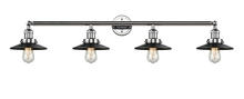Innovations Lighting 215-PC-M6BK - Railroad - 4 Light - 44 inch - Polished Chrome - Adjustable Bath Vanity Light