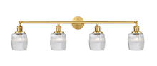 Innovations Lighting 215-SG-G302 - Colton - 4 Light - 42 inch - Satin Gold - Adjustable Bath Vanity Light