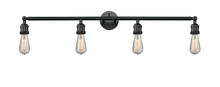 Innovations Lighting 215-BK - Bare Bulb - 4 Light - 42 inch - Matte Black - Adjustable Bath Vanity Light