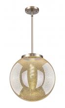 Innovations Lighting 221-1S-SN-G208-14 - Beacon - 1 Light - 16 inch - Brushed Satin Nickel - Stem Hung - Pendant