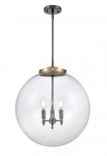 Innovations Lighting 221-3S-BAB-G202-18 - Beacon - 3 Light - 18 inch - Black Antique Brass - Stem hung - Pendant