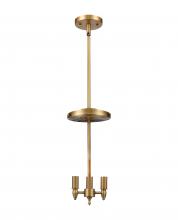Innovations Lighting 221-3S-BB - Lake Placid - 3 Light - 16 inch - Brushed Brass - Pendant