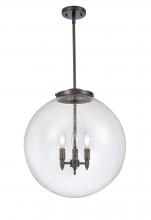 Innovations Lighting 221-3S-OB-G204-18 - Beacon - 3 Light - 18 inch - Oil Rubbed Bronze - Stem hung - Pendant