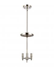 Innovations Lighting 221-3S-PN - Lake Placid - 3 Light - 16 inch - Polished Nickel - Pendant