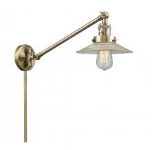 Innovations Lighting 237-AB-G2 - Halophane - 1 Light - 9 inch - Antique Brass -Adjustable Swing Arm