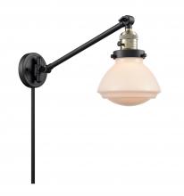 Innovations Lighting 237-BAB-G321 - Olean - 1 Light - 9 inch - Black Antique Brass -Adjustable Swing Arm