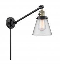 Innovations Lighting 237-BAB-G62-LED - Cone - 1 Light - 8 inch - Black Antique Brass -Adjustable Swing Arm