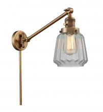 Innovations Lighting 237-BB-G142 - Chatham - 1 Light - 8 inch - Brushed Brass -Adjustable Swing Arm