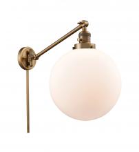Innovations Lighting 237-BB-G201-12 - Beacon - 1 Light - 12 inch - Brushed Brass -Adjustable Swing Arm