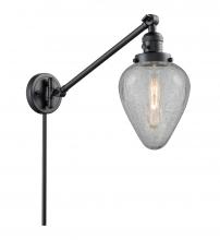 Innovations Lighting 237-BK-G165 - Geneseo - 1 Light - 8 inch - Matte Black -Adjustable Swing Arm