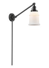 Innovations Lighting 237-OB-G181 - Canton - 1 Light - 8 inch - Oil Rubbed Bronze -Adjustable Swing Arm
