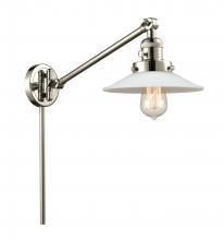 Innovations Lighting 237-PN-G1 - Halophane - 1 Light - 9 inch - Polished Nickel -Adjustable Swing Arm