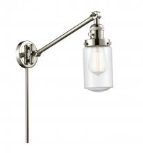 Innovations Lighting 237-PN-G314 - Dover - 1 Light - 5 inch - Polished Nickel -Adjustable Swing Arm