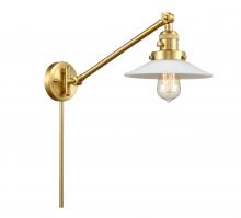 Innovations Lighting 237-SG-G1 - Halophane - 1 Light - 9 inch - Satin Gold -Adjustable Swing Arm