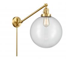 Innovations Lighting 237-SG-G202-12 - Beacon - 1 Light - 12 inch - Satin Gold -Adjustable Swing Arm