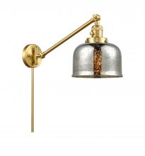 Innovations Lighting 237-SG-G78 - Bell - 1 Light - 8 inch - Satin Gold -Adjustable Swing Arm