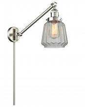 Innovations Lighting 237-SN-G142 - Chatham - 1 Light - 8 inch - Brushed Satin Nickel -Adjustable Swing Arm