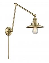 Innovations Lighting 238-AB-M4 - Railroad - 1 Light - 8 inch - Antique Brass -Adjustable Swing Arm